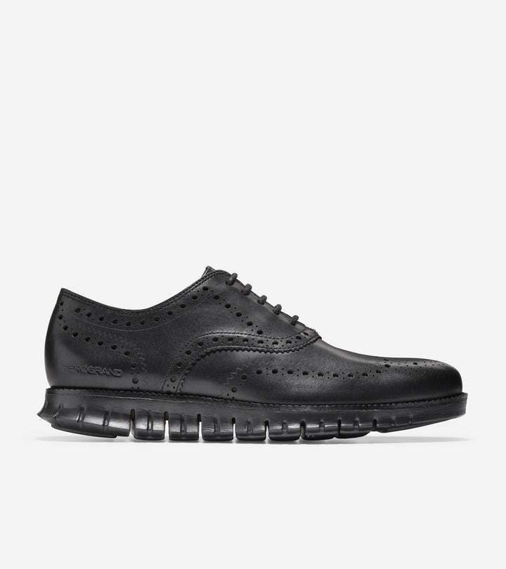 Men's Zerogrand Wingtip Oxford Black - Orleans Shoe Co.