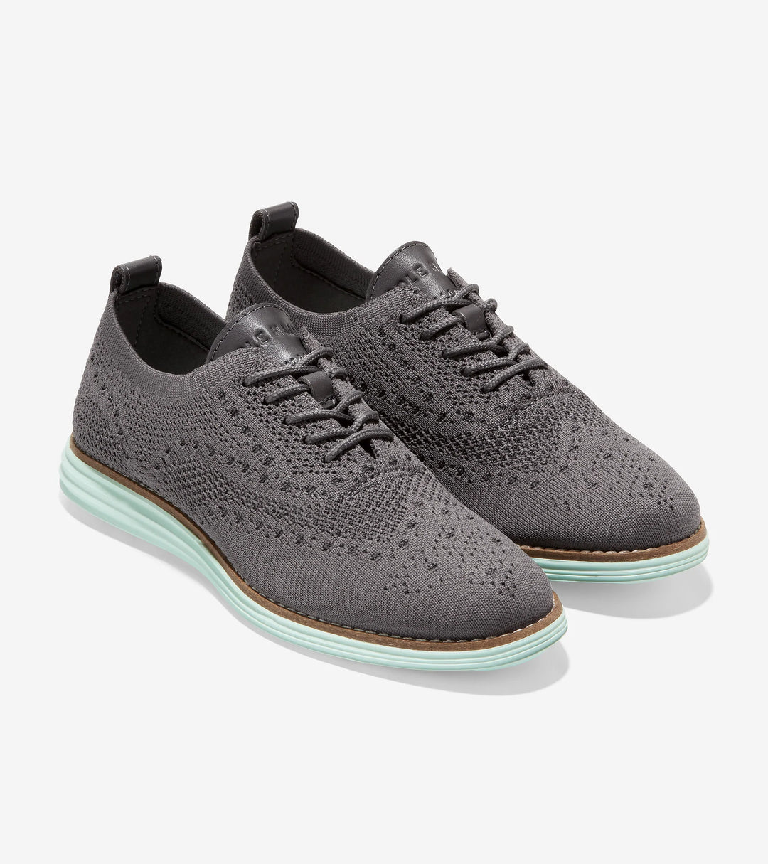 Women's Cole Haan OG Grand Stitchlite Wing Oxford Dark Pavement - Orleans Shoe Co.