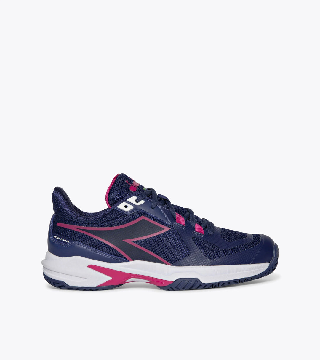 Diadora Women’s Trofeo 2 Pickleball Shoe Blueprint Pink Yarrow White - Orleans Shoe Co.