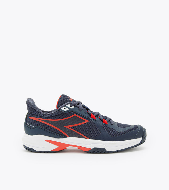 Diadora Men’s Trofeo 2 Pickleball Shoe Blue Corsair White Fiery Red - Orleans Shoe Co.