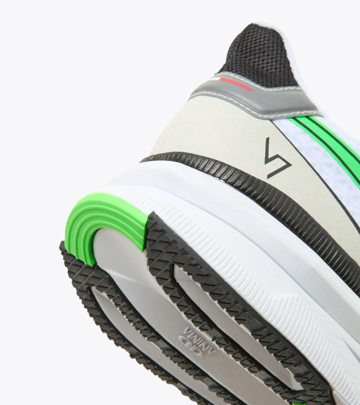 Diadora Men’s Atomo V7000 White Green Fluo Black - Orleans Shoe Co.