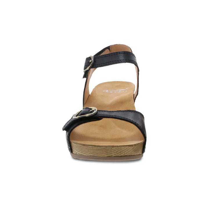 Dansko Women’s Tricia Milled Burnished Black - Orleans Shoe Co.