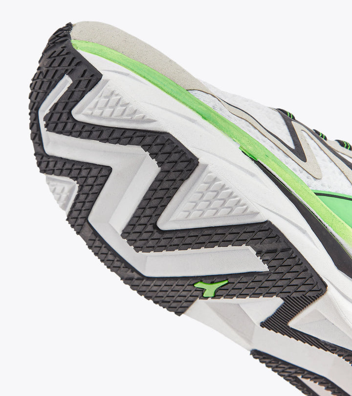 Diadora Men’s Atomo V7000 White Green Fluo Black - Orleans Shoe Co.