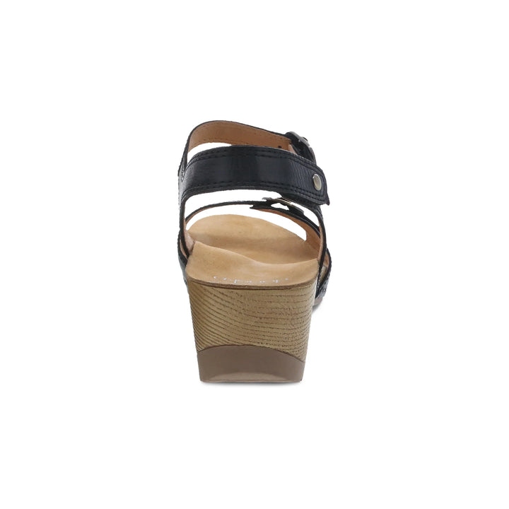 Dansko Women’s Tricia Milled Burnished Black - Orleans Shoe Co.