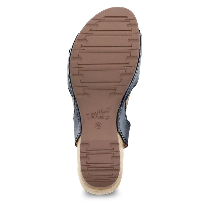 Dansko Women’s Tricia Milled Burnished Black - Orleans Shoe Co.