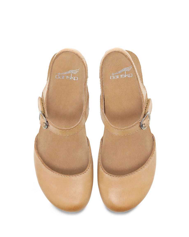 Dansko Women's Tiffani Milled Burnished Tan - Orleans Shoe Co.
