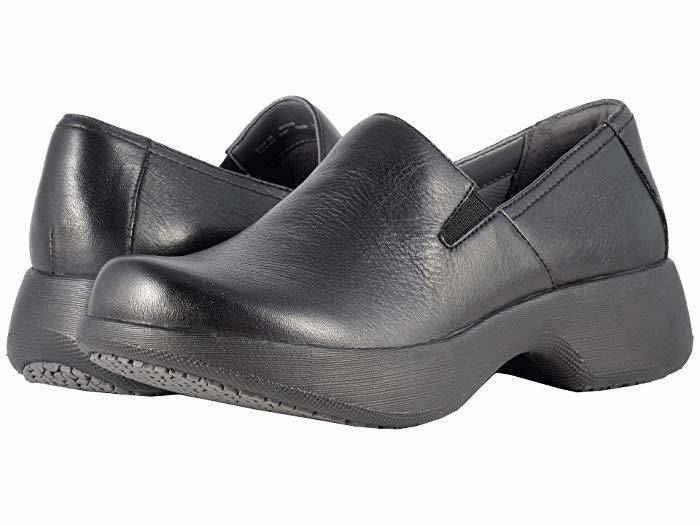 Women's Winona Black Milled Nappa Clog - Orleans Shoe Co.