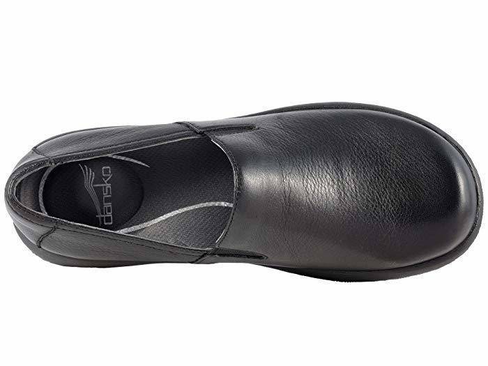 Women's Winona Black Milled Nappa Clog - Orleans Shoe Co.