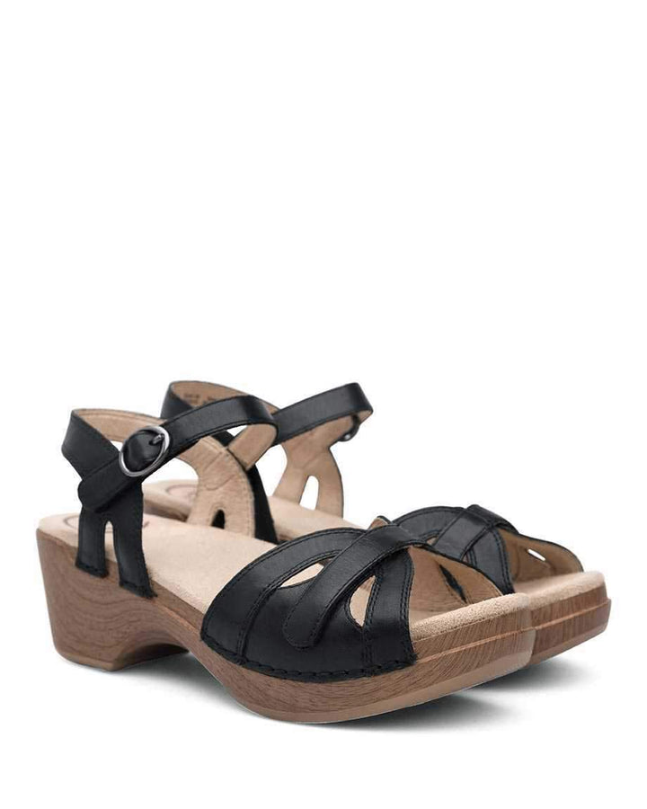 Season Black Sandal - Orleans Shoe Co.