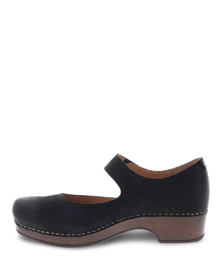 Women's Beatrice  Black Clog - Orleans Shoe Co.