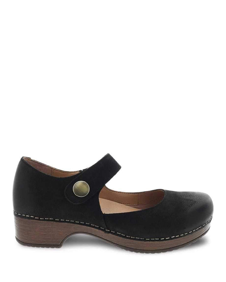 Women's Beatrice  Black Clog - Orleans Shoe Co.