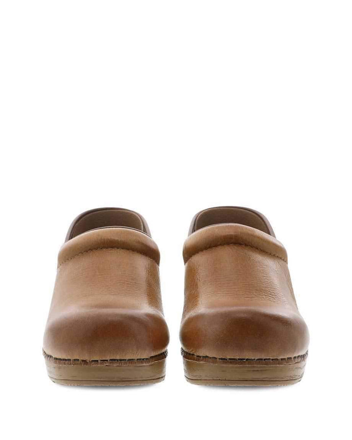 Women's Professional Distressed Honey Clog - Orleans Shoe Co.