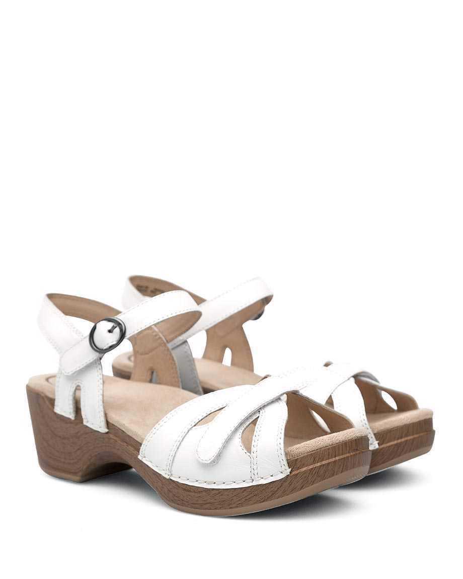 Women's Season White Sandal - Orleans Shoe Co.