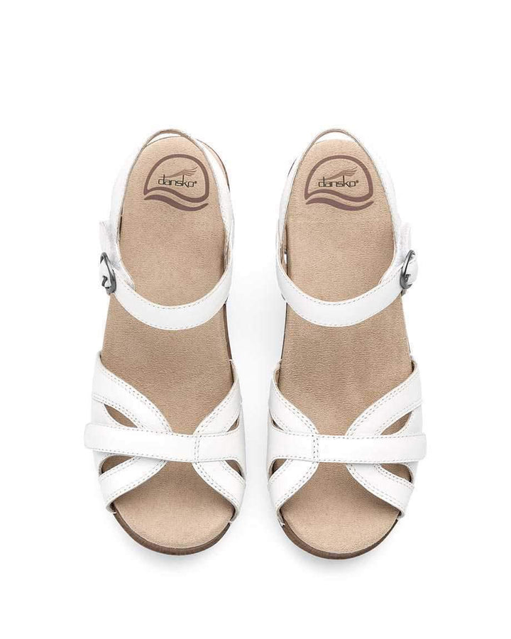Women's Season White Sandal - Orleans Shoe Co.