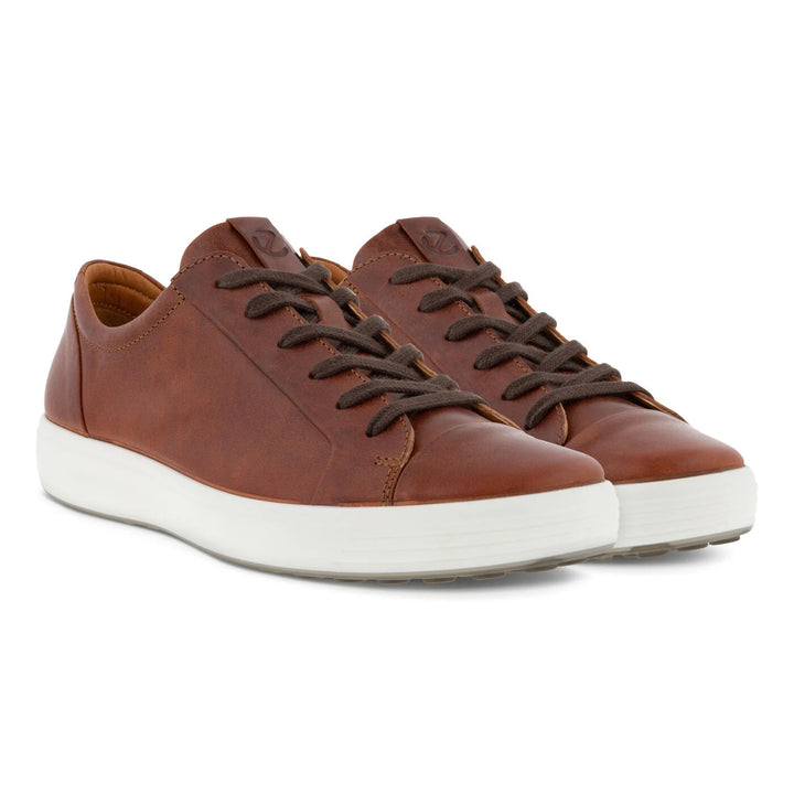 Ecco Men's Soft 7 Sneaker Cognac - Orleans Shoe Co.