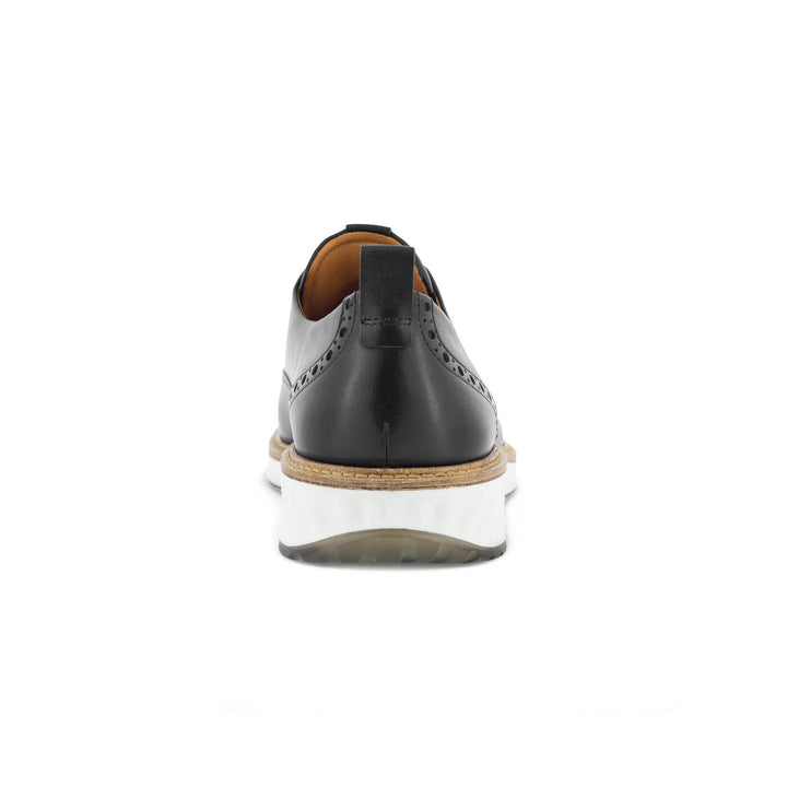 Men's Ecco St. 1 Hybrid Oxford Wing Shoe Black - Orleans Shoe Co.