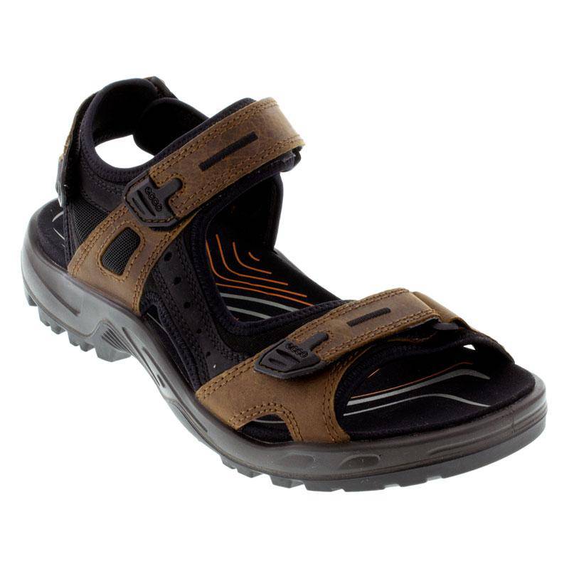 Ecco Men's Yucatan Black Sandal – Orleans Shoe Co.