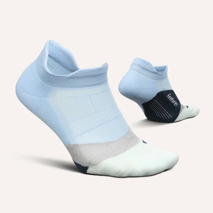 Feetures Elite Light Cushion No Show Tab Sea Ice - Orleans Shoe Co.