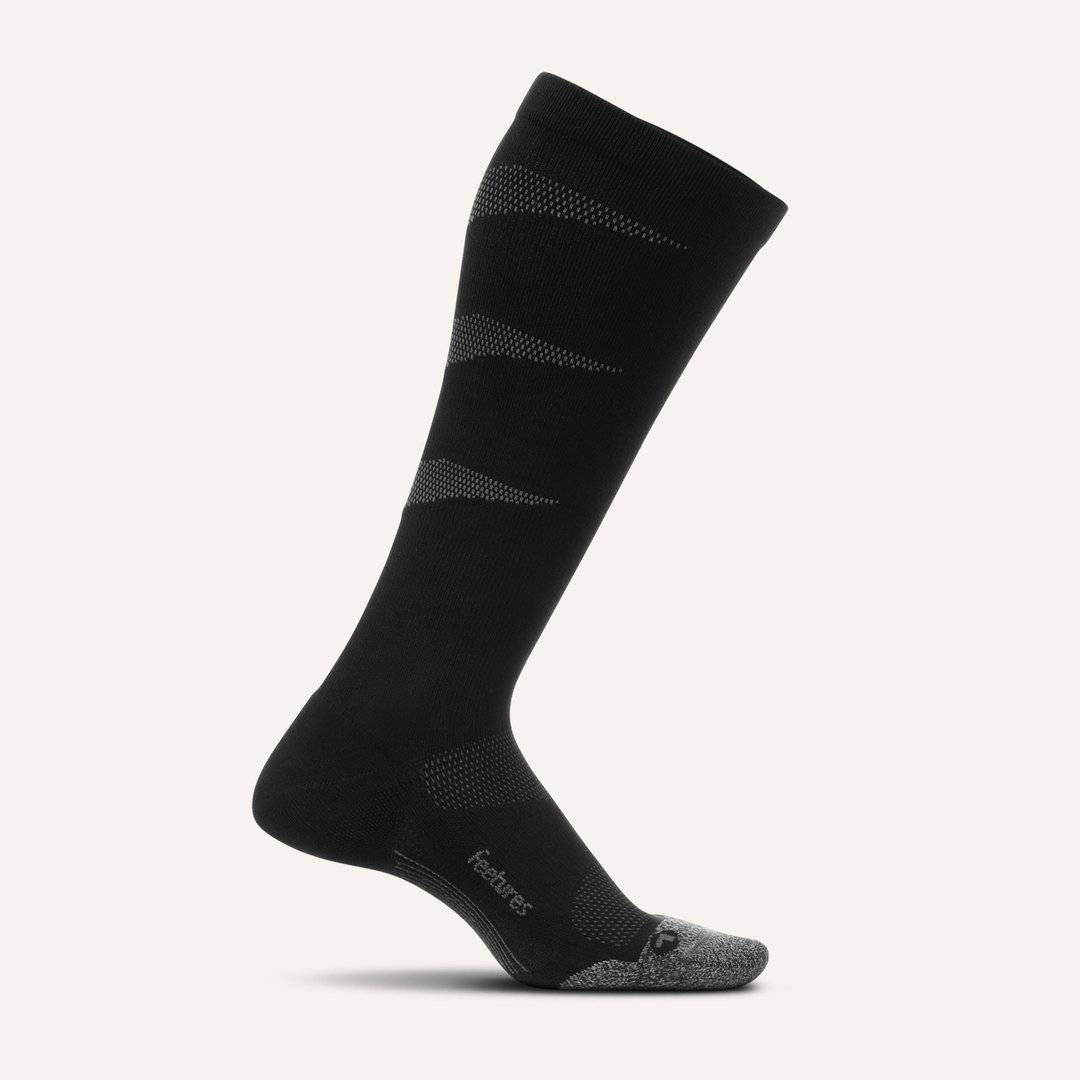 Graduated Compression Light Cushion Knee High Black - Orleans Shoe Co.