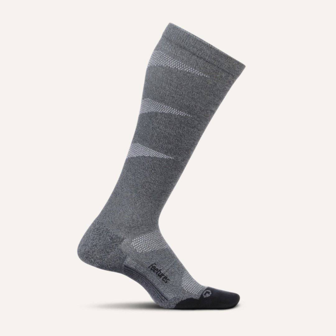 Graduated Compression Light Cushion Knee High Gray - Orleans Shoe Co.