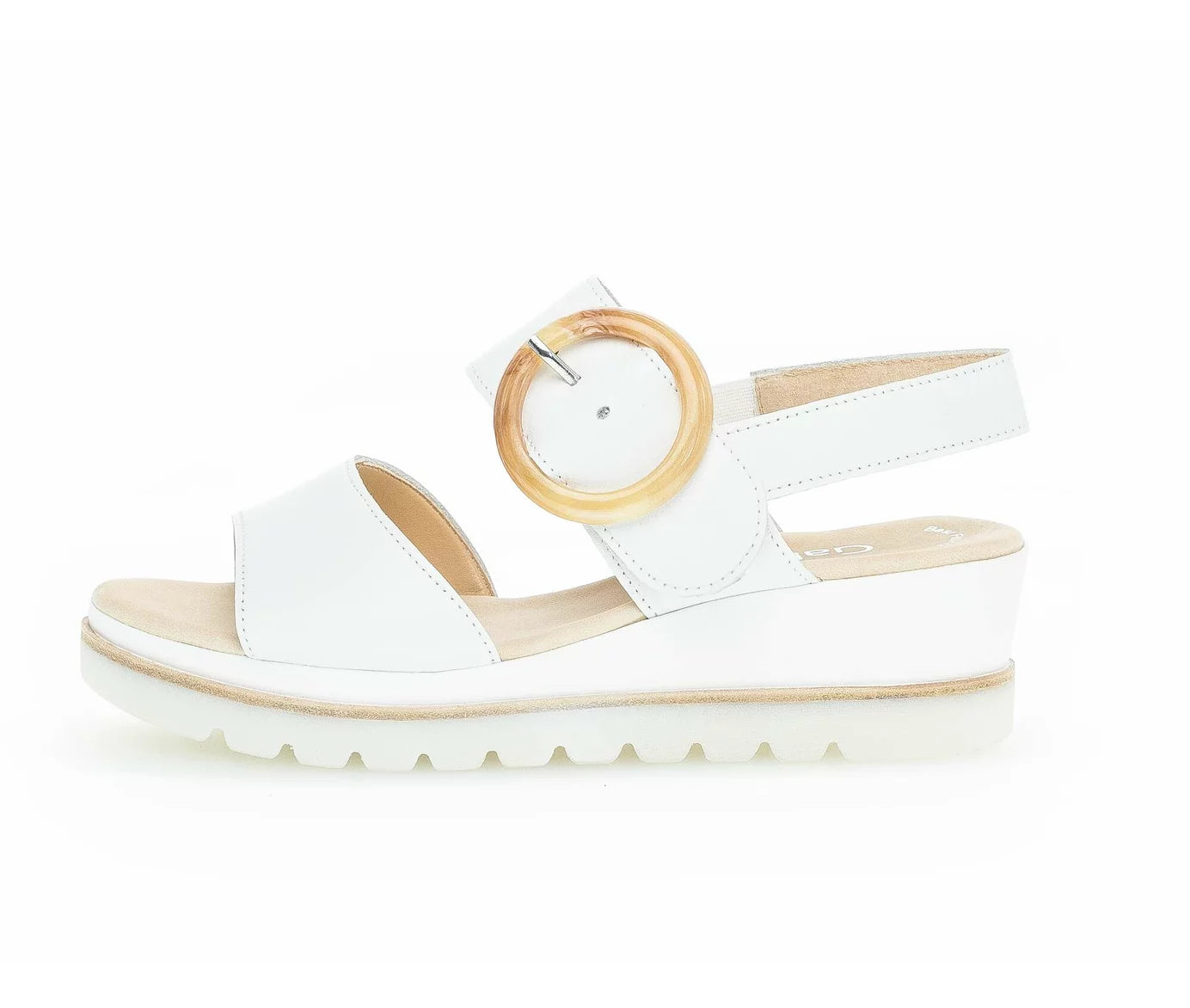 Gabor Women's Platform Sandal 84.645.21 Weiss White – Orleans Shoe Co.