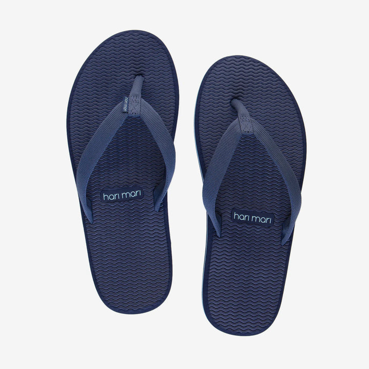 Hari Mari Women’s Flip Flop Dunes Navy - Orleans Shoe Co.