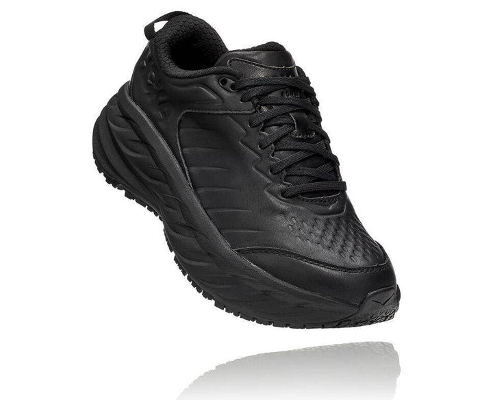 Women's Hoka Bondi black Slip Resistant - Orleans Shoe Co.