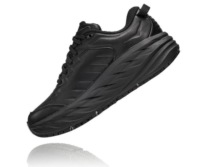 Women's Hoka Bondi black Slip Resistant - Orleans Shoe Co.