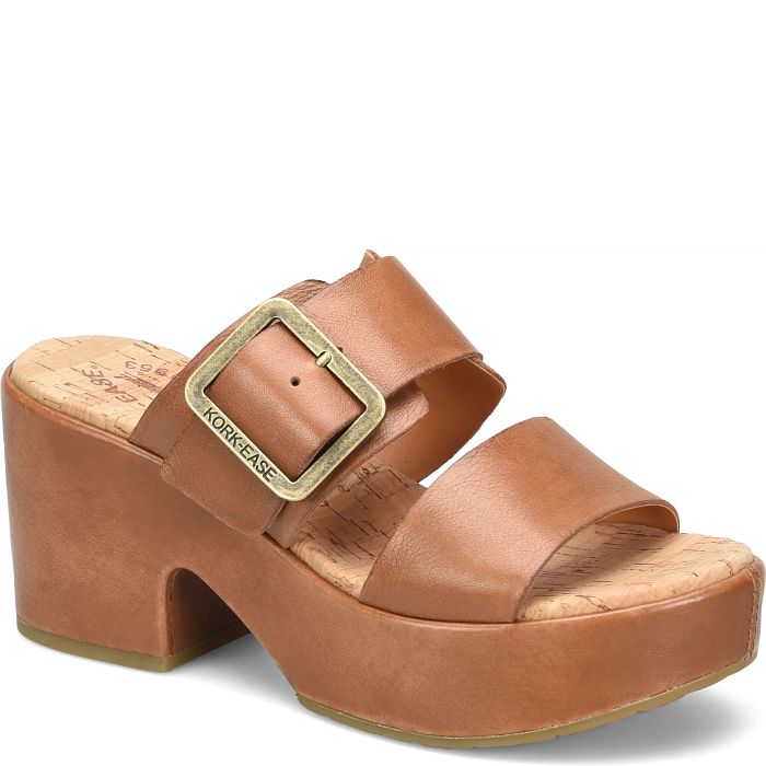 Kork Ease Women’s Taige Brown w/ Leather Wrap - Orleans Shoe Co.