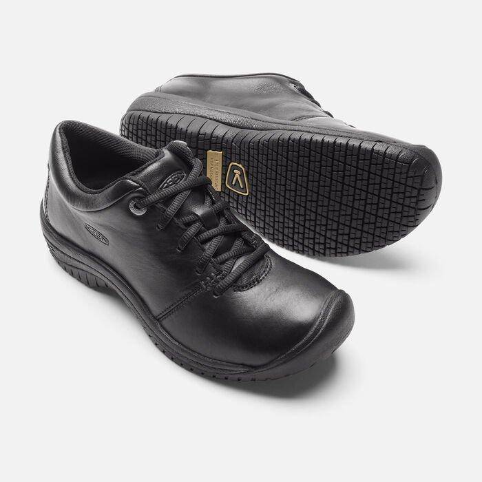 Keen Women's PTC Black Lace Up Work Shoe