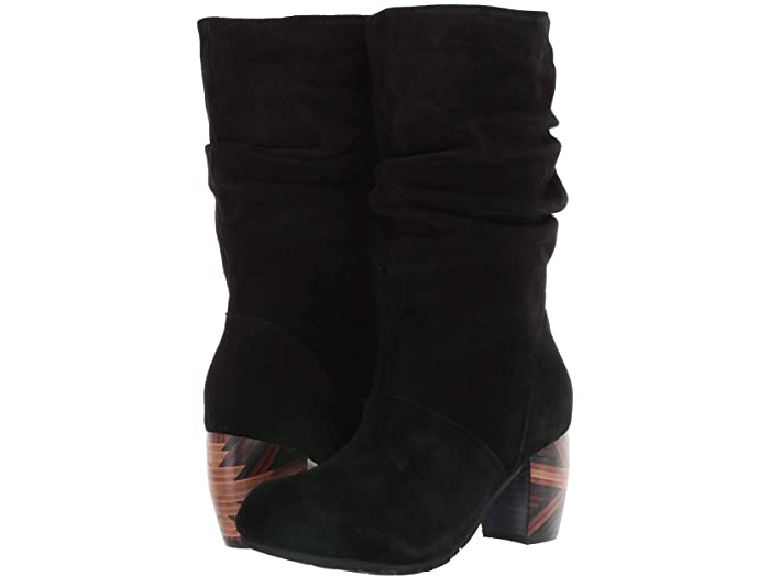 Women's Pamby Black Suede Boot - Orleans Shoe Co.