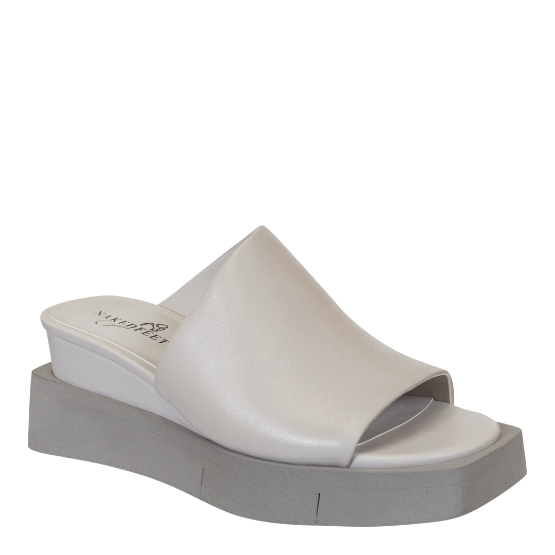 Naked Feet Women’s Infinity Platform Sandal Mist - Orleans Shoe Co.