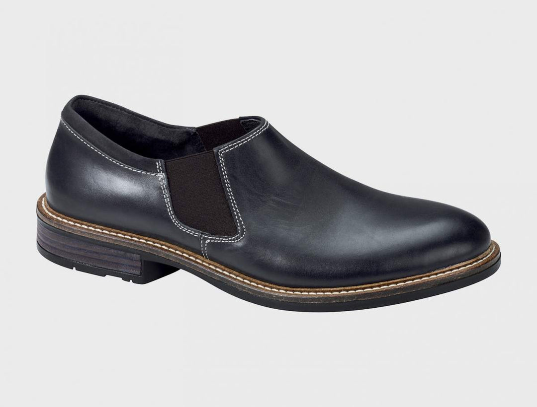 Men's Naot Director Black Velvet Nubuck Black Raven - Orleans Shoe Co.