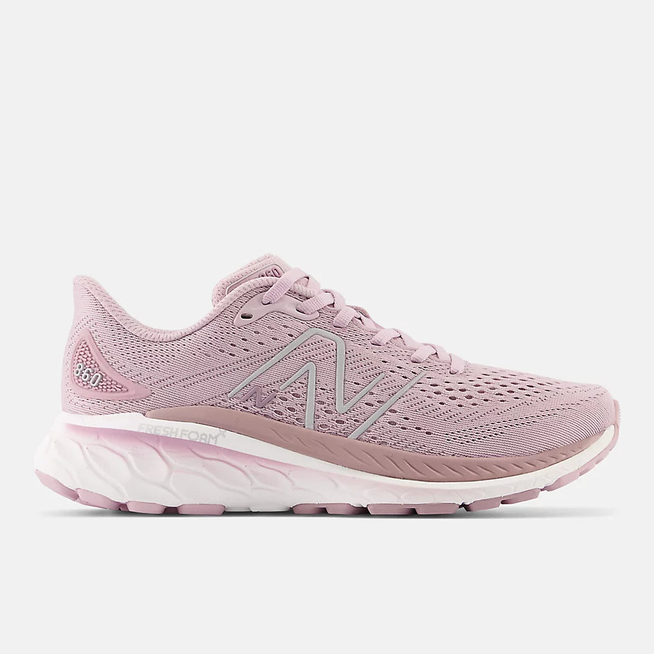 Women's New Balance Fresh Foam X W860C13 Violet Shadow Lilac Chalk Silver Metallic - Orleans Shoe Co.