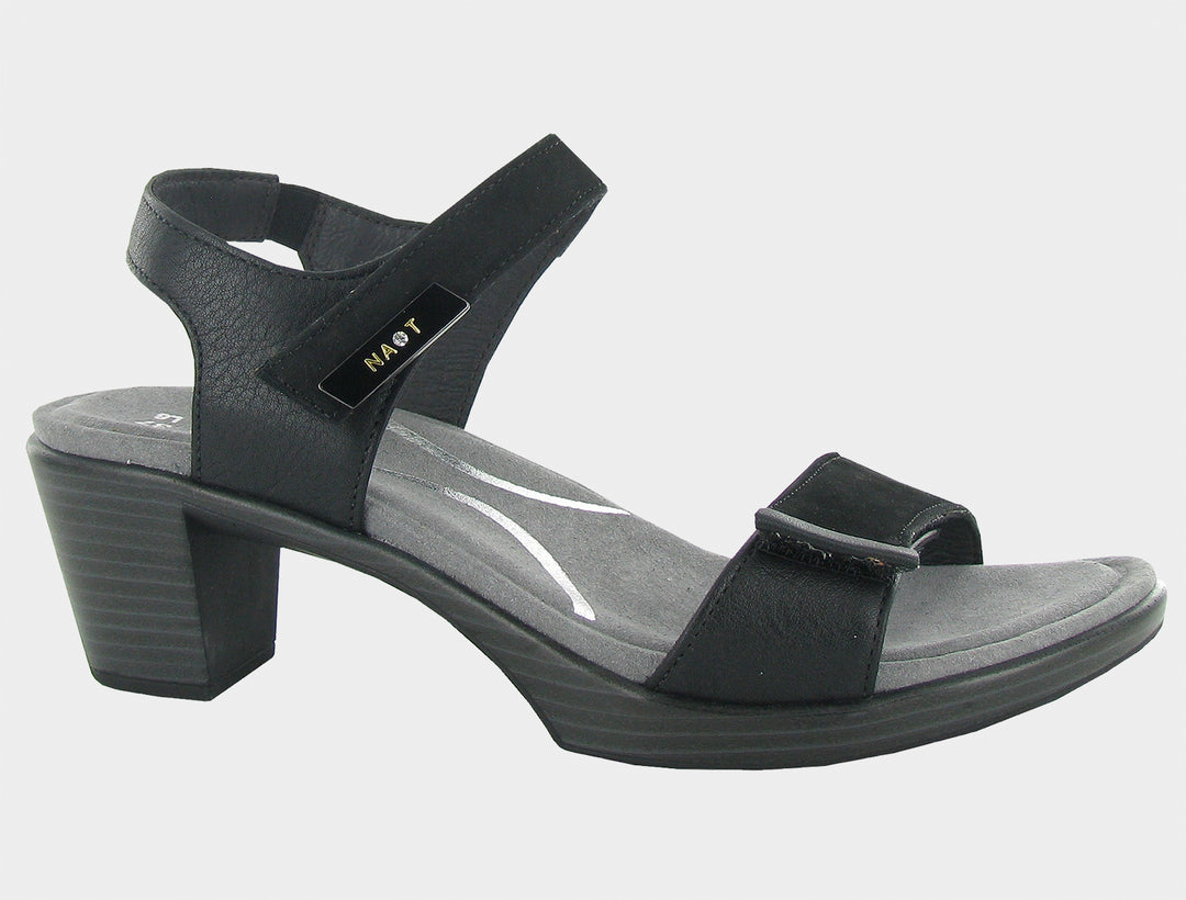 Women's Naot Intact Black Velvet/Soft Black/Oily Coal - Orleans Shoe Co.
