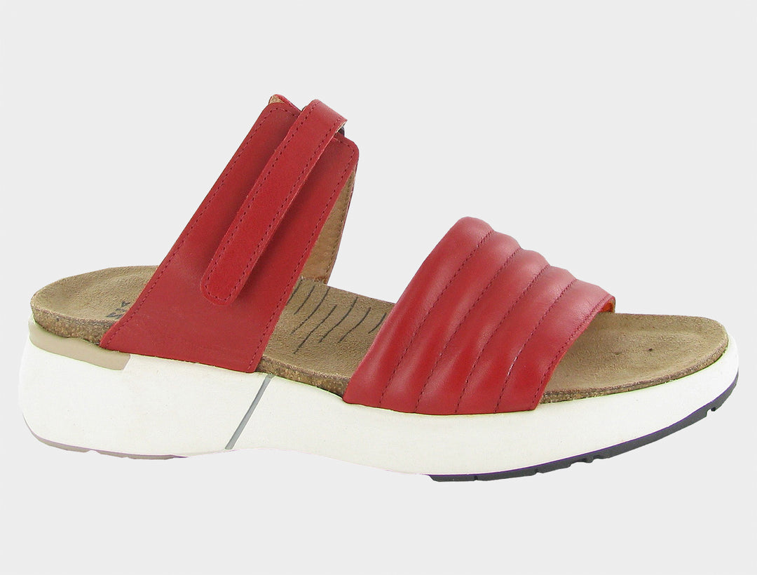 Women's Naot Vesta Kiss Red Leather - Orleans Shoe Co.