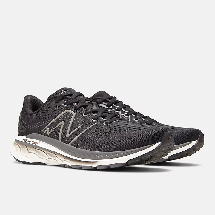Men's New Balance Fresh Foam X M860K13 Black White Magnet - Orleans Shoe Co.