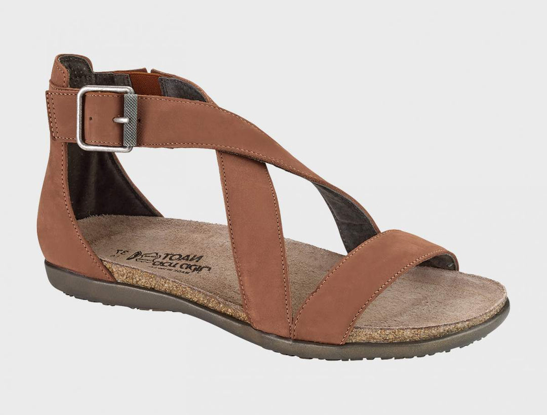 Women's Rianna Hawaiian Brown Sandal - Orleans Shoe Co.