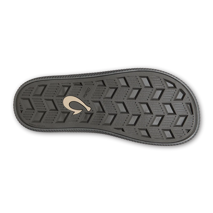 Olukai Men’s Ulele Dark Shadow Black - Orleans Shoe Co.