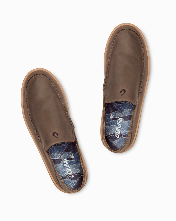 Olukai Men’s Kalia Dark Wood Dark Wood - Orleans Shoe Co.