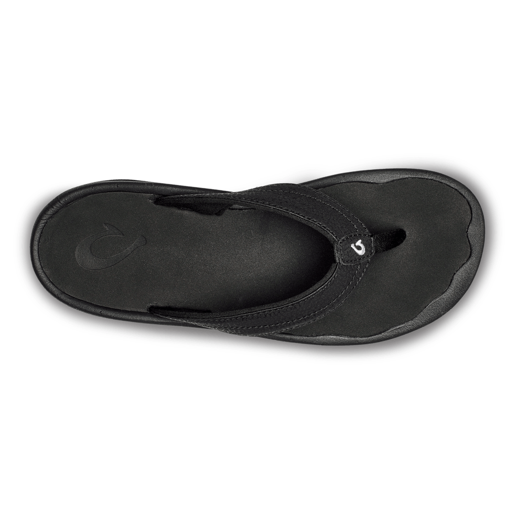 Women's Ohana Black Black Flip-Flop - Orleans Shoe Co.
