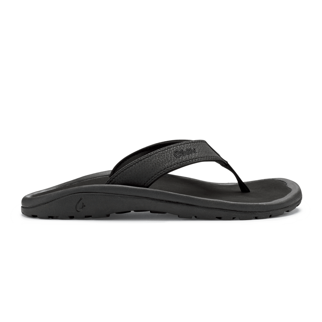 Olukai Men's Ohana Black Black Flip-Flop – Orleans Shoe Co.