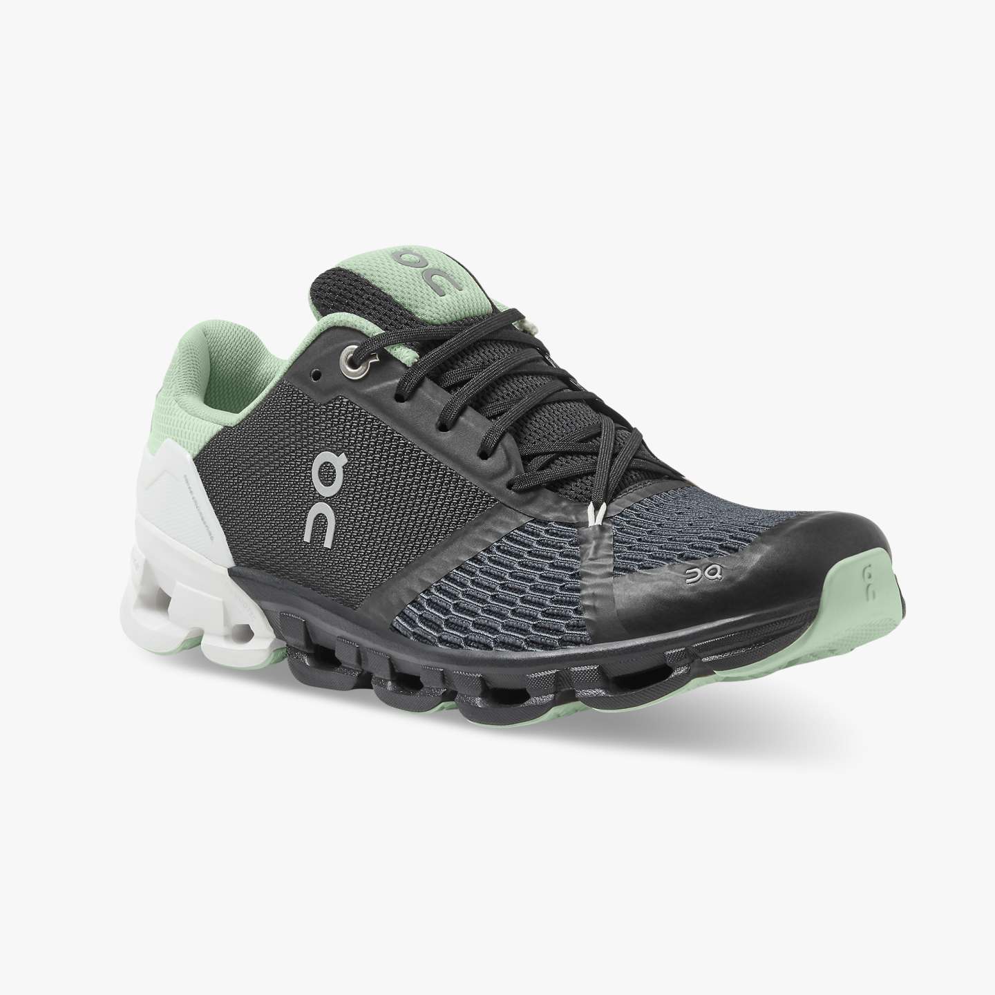 On Running Women s Cloudflyer Black White 6.5