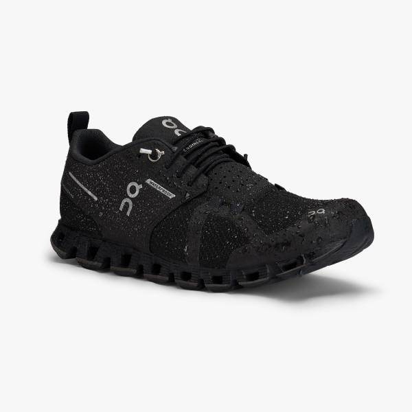 On Women's Cloud Waterproof Black Lunar