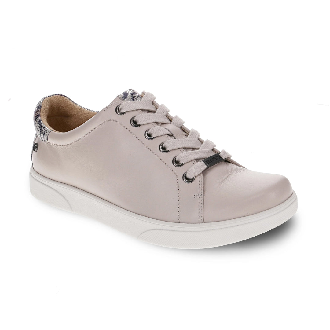 Women’s Revere Limoges Lace Up Sneaker Pebble Silver Safari - Orleans Shoe Co.