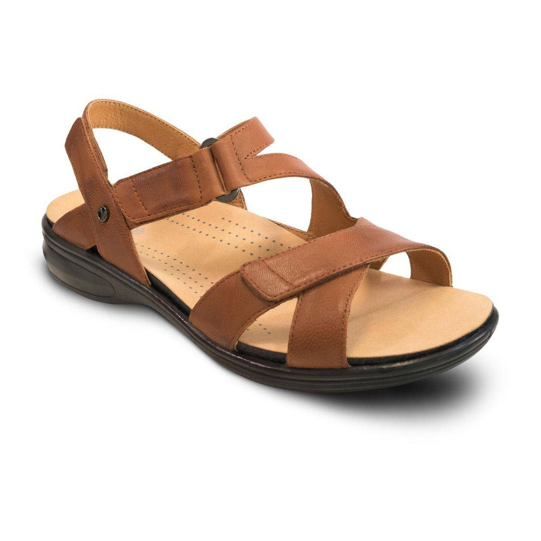 Women's Zanzibar Cognac Sandal - Orleans Shoe Co.