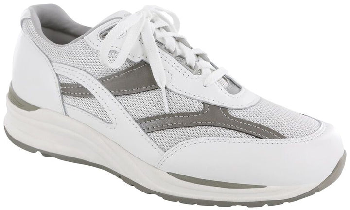 Men's SAS Journey Mesh White Gray - Orleans Shoe Co.