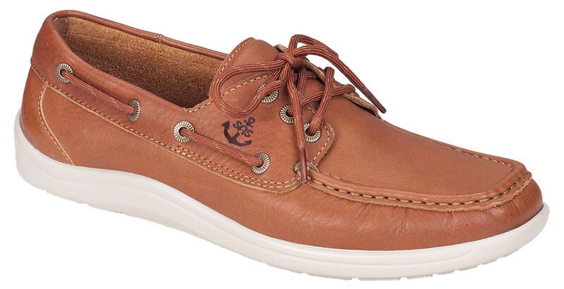 Men's SAS Decksider Lace Up Boat Shoe Old Sand - Orleans Shoe Co.