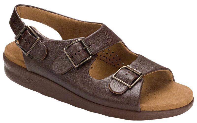 Men's bravo Heel Strap Sandal Brown - Orleans Shoe Co.