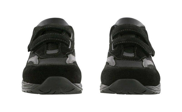 Men's J-V Mesh Black Hook-and-Loop Shoe - Orleans Shoe Co.